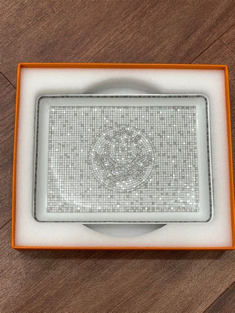 hermes tray|Hermes mosaique tray.